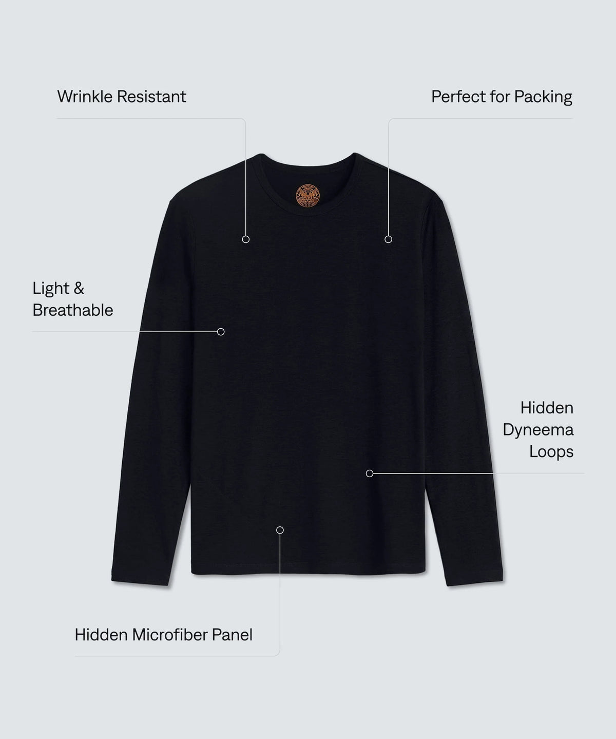 Men's Carryology Meili Long Sleeve Merino Crew