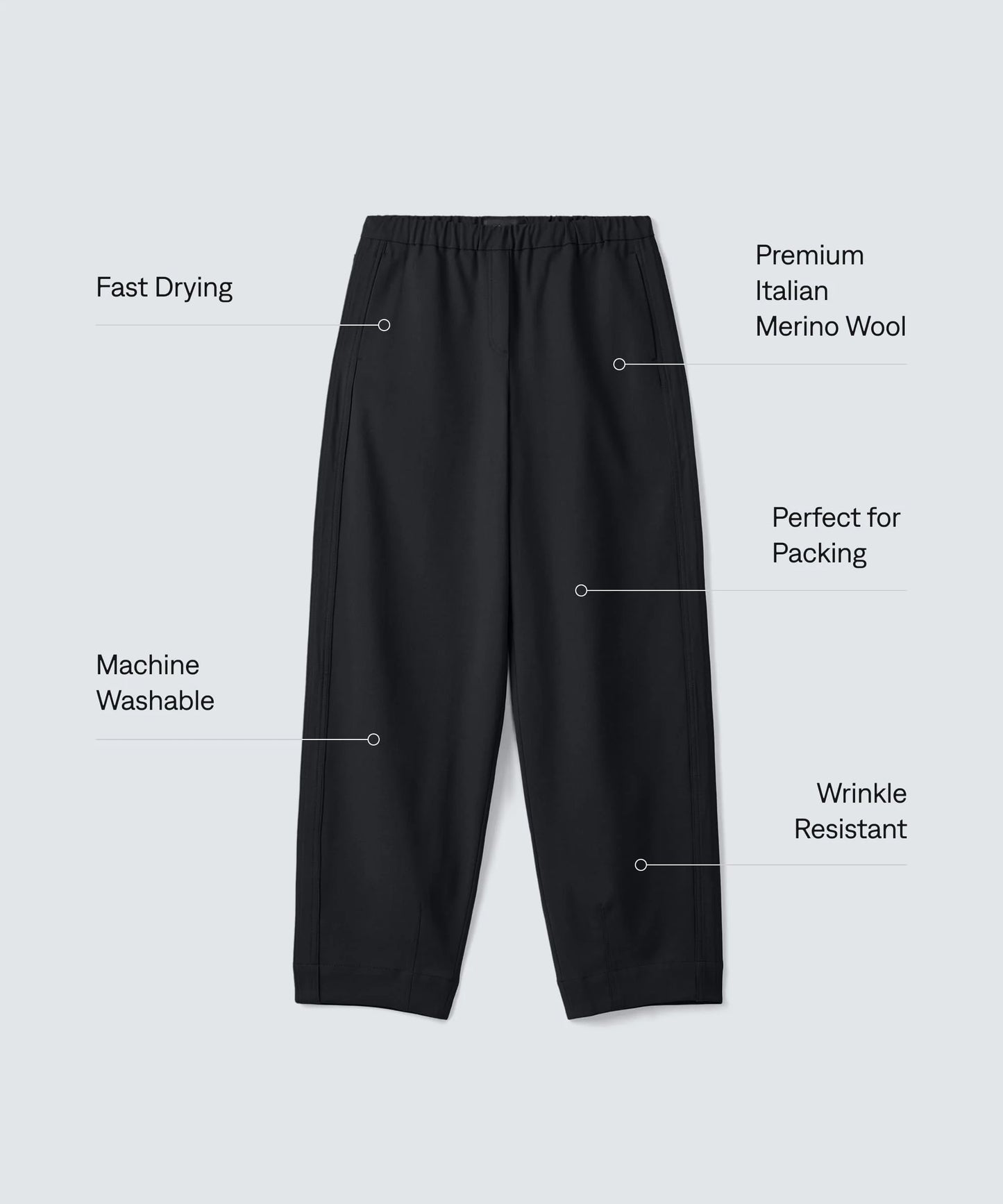 Women's Merino Travel Pants