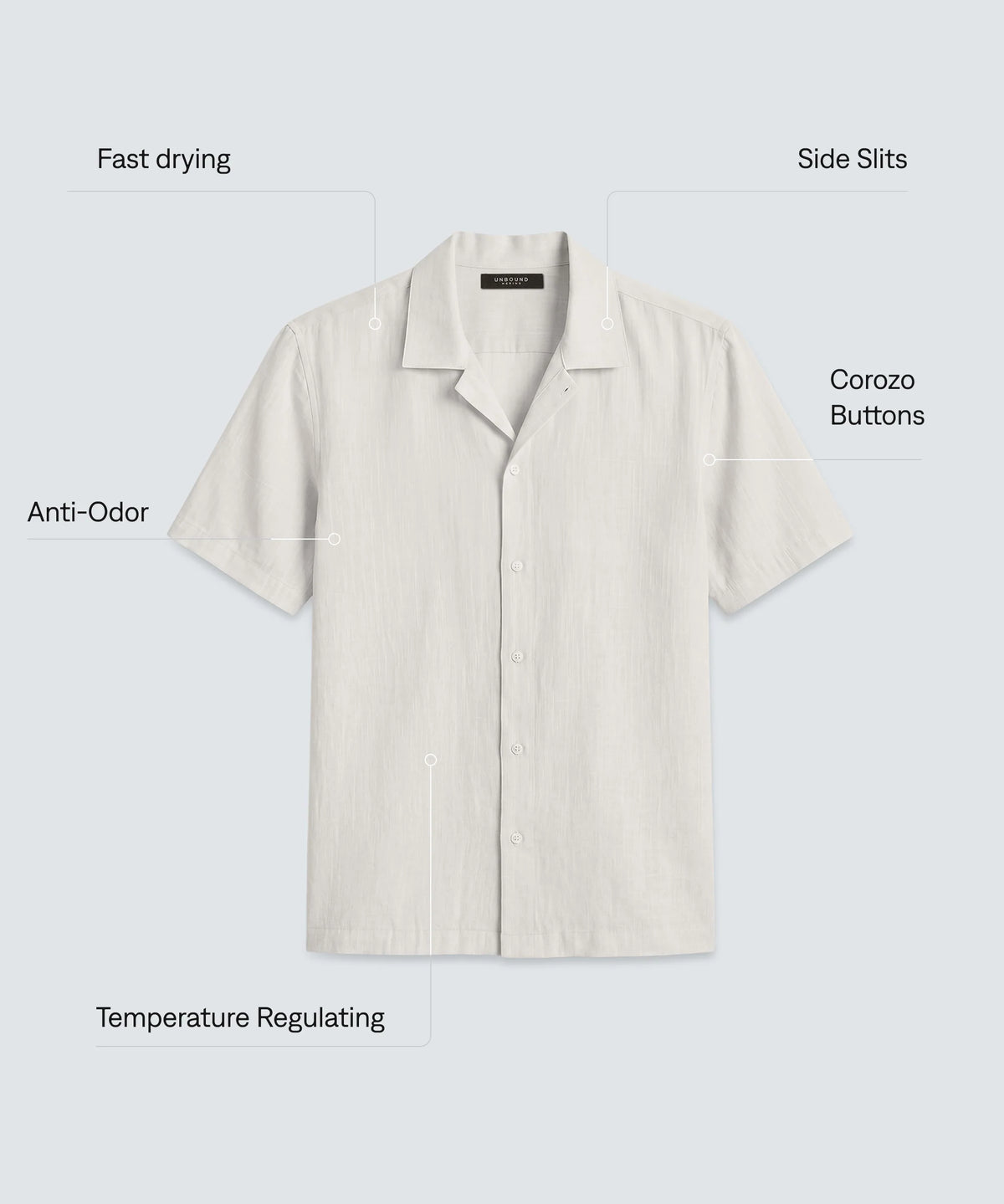 Men's Merino Linen Tropical Shirt