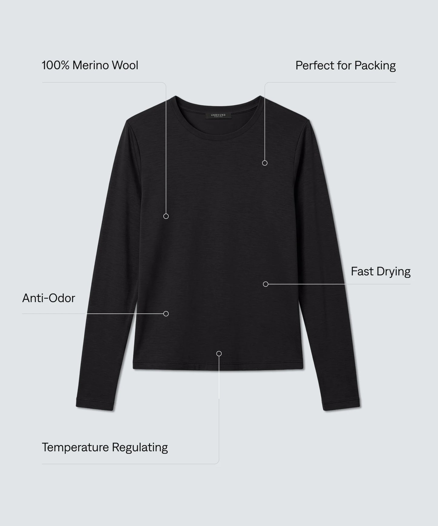 Women's Ultrafine Merino Sleep Longsleeve