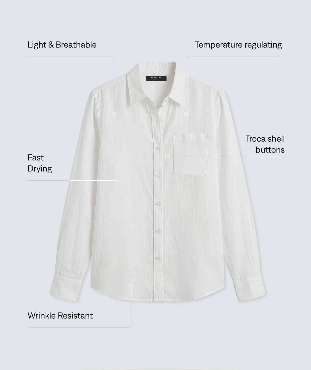 Women's Merino Linen Shirt