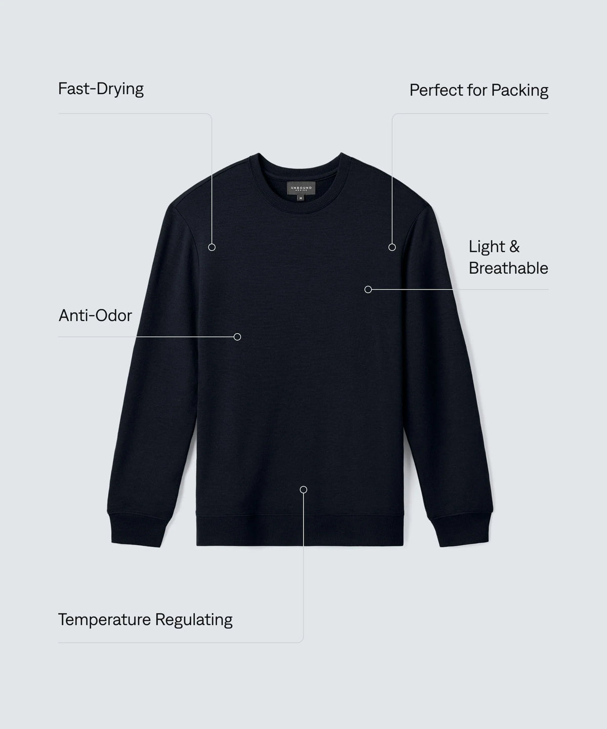Men's Merino Crew Sweatshirt