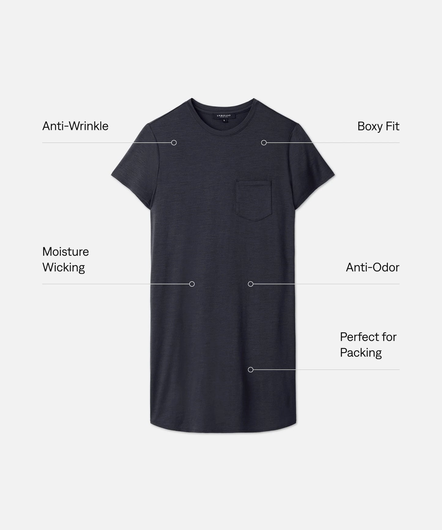 Women's Merino T-Shirt Dress