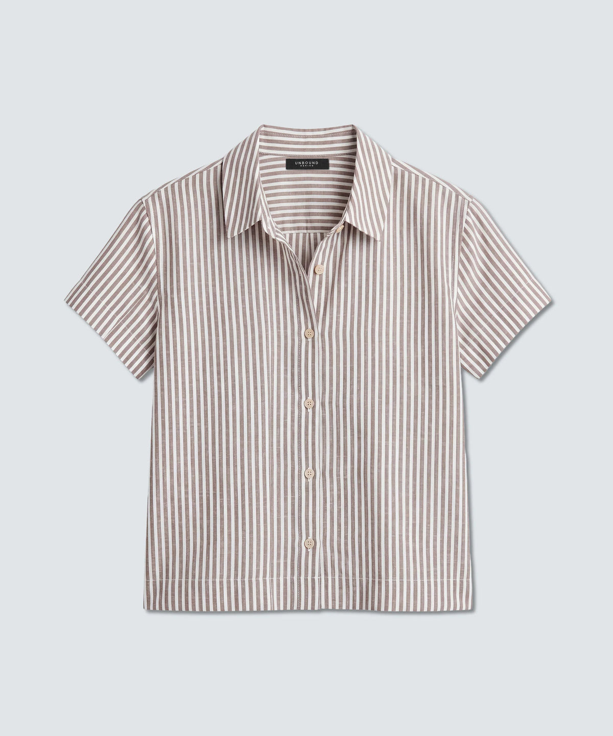 Women's Merino Linen Short Sleeve Shirt