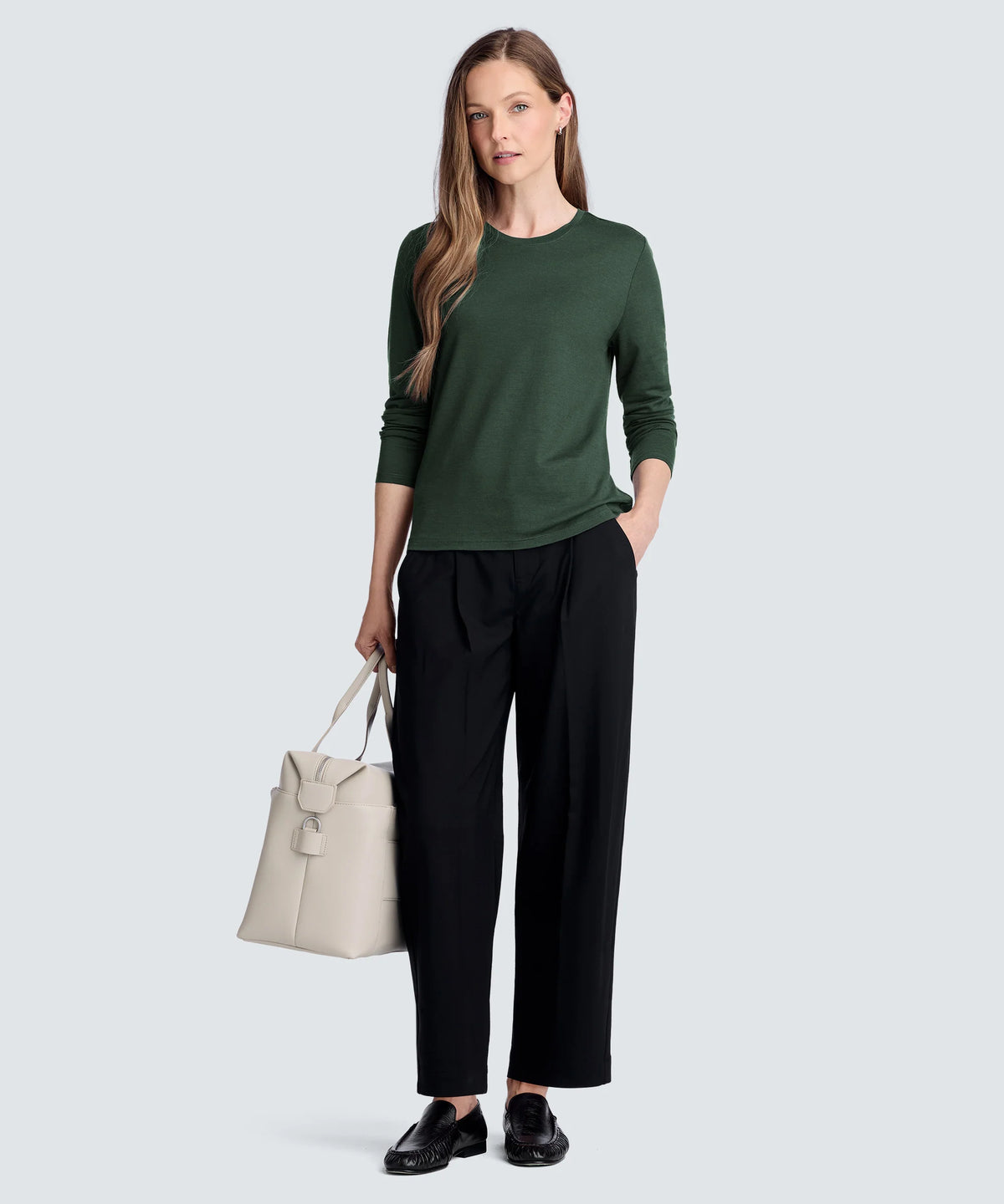 Women's Long Sleeve Merino Crew