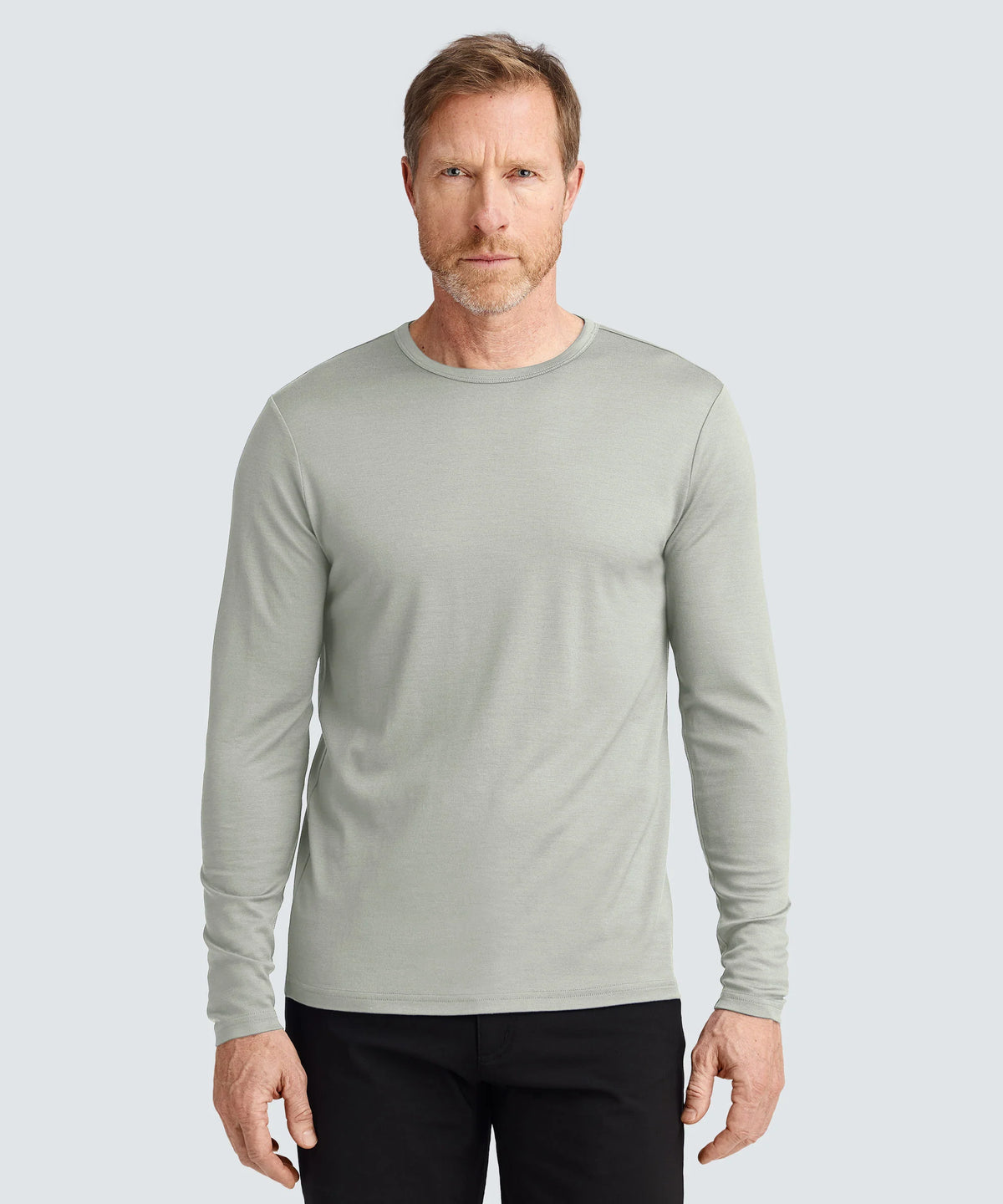 Men's Long Sleeve Merino Crew