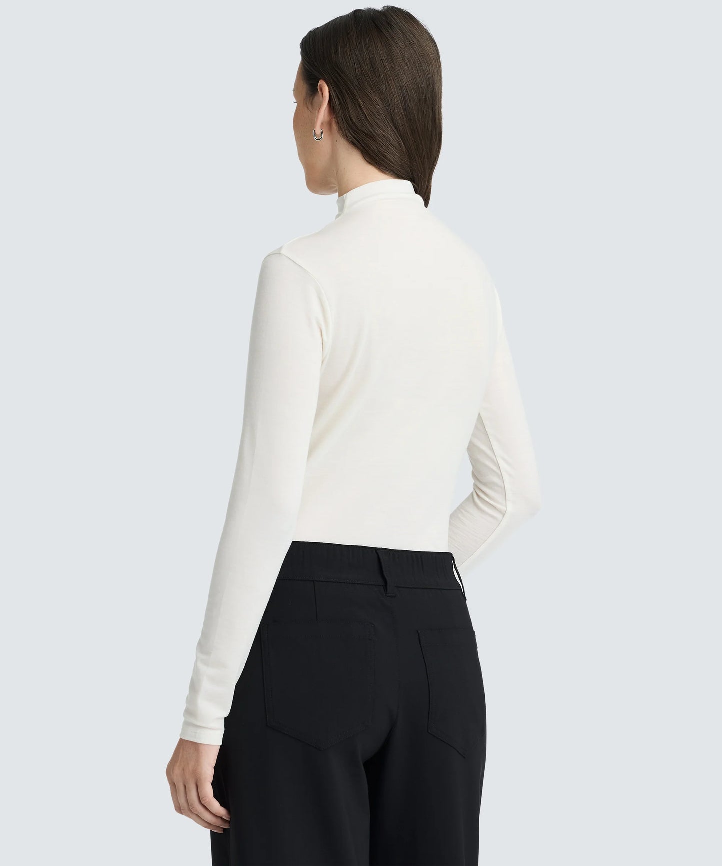 Women's Merino Mock Neck Top