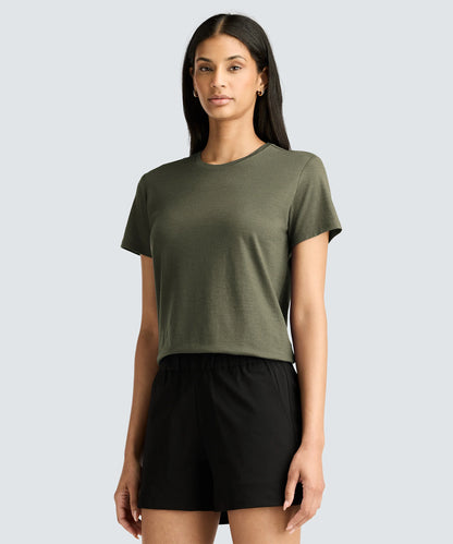 Women's Merino Crew Neck T-Shirt