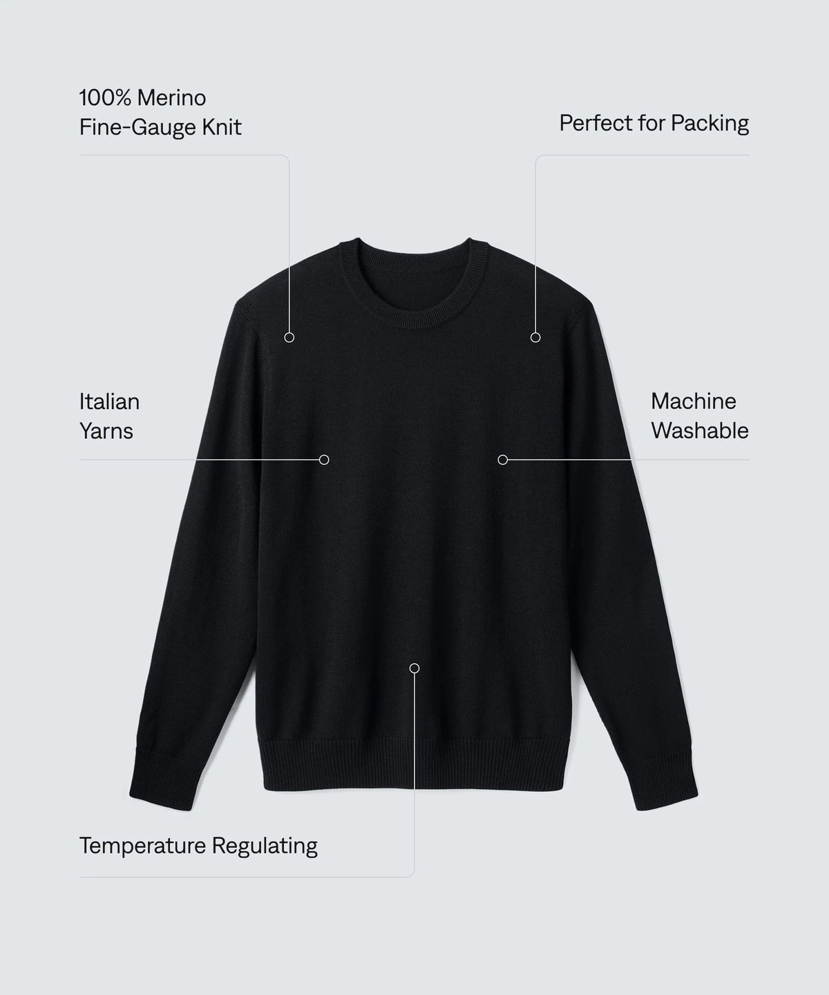Men's Merino Crew Sweater