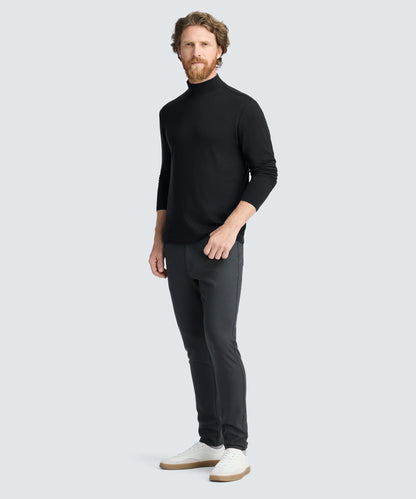 Men's Long Sleeve Merino Hi-Neck