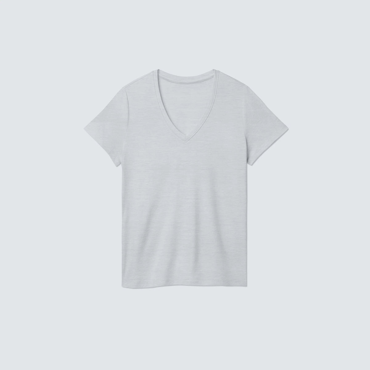 Women's Petite Merino V-Neck T-Shirt