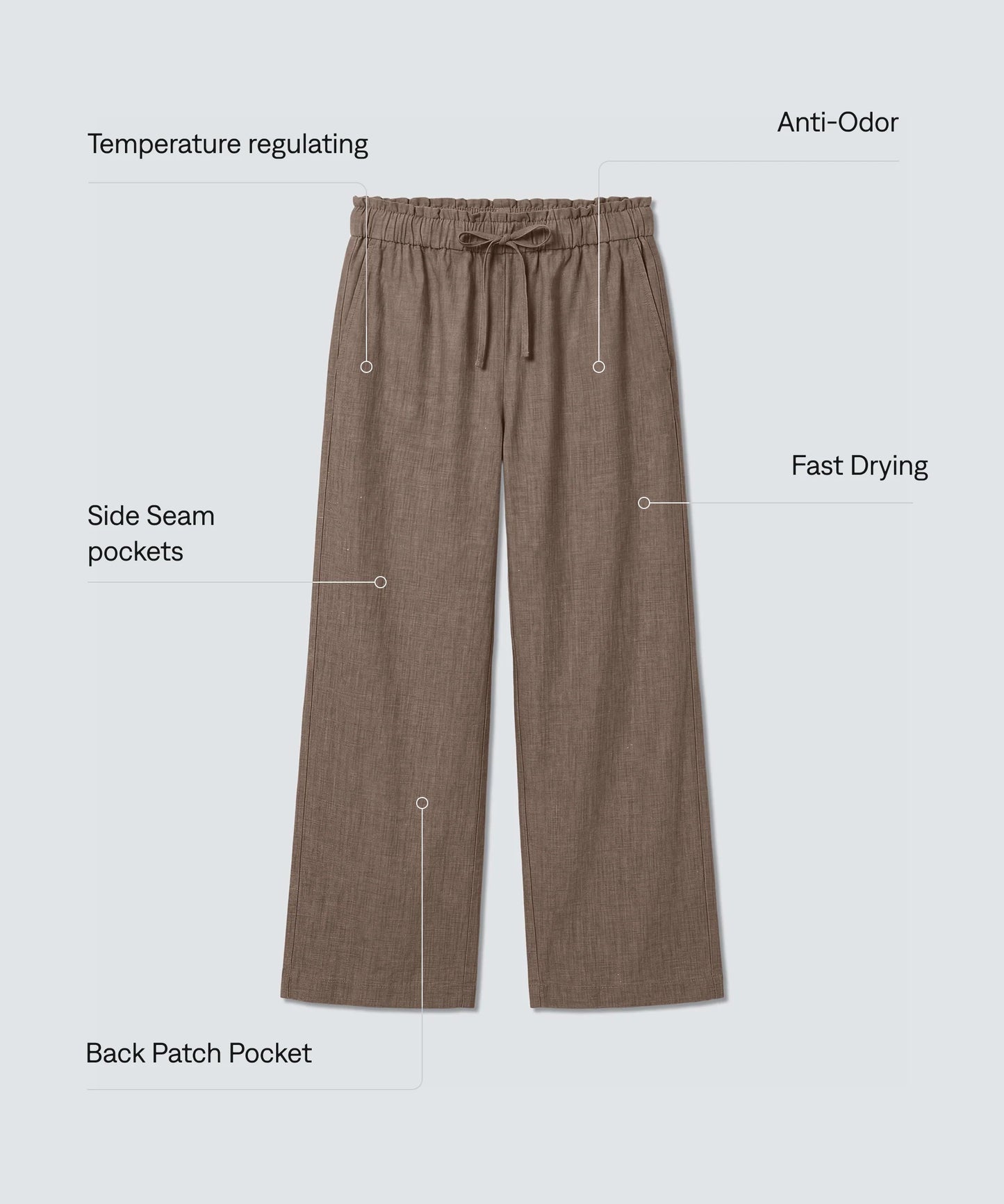 Women's Merino Linen Pants