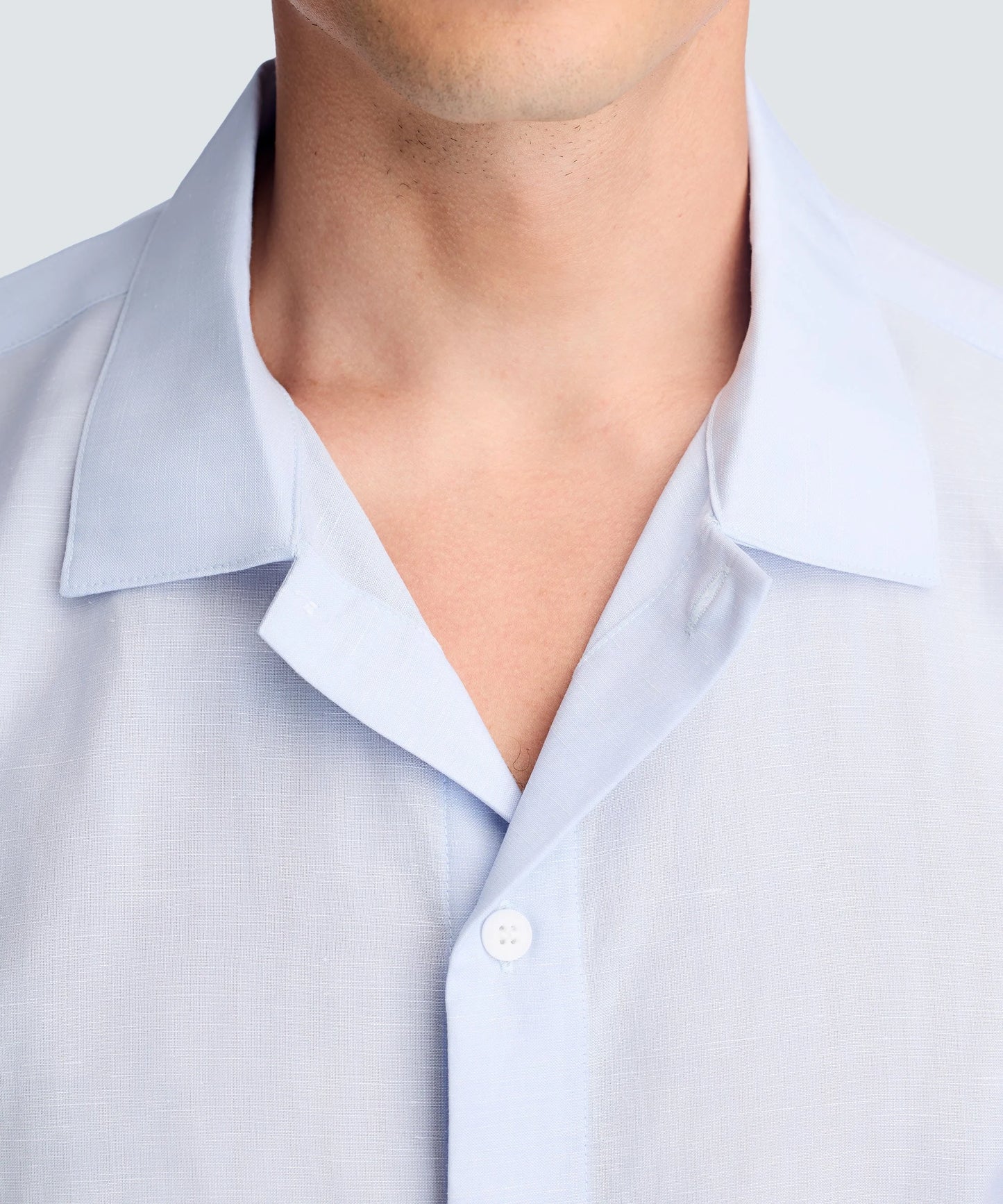 Men's Merino Linen Button-Up