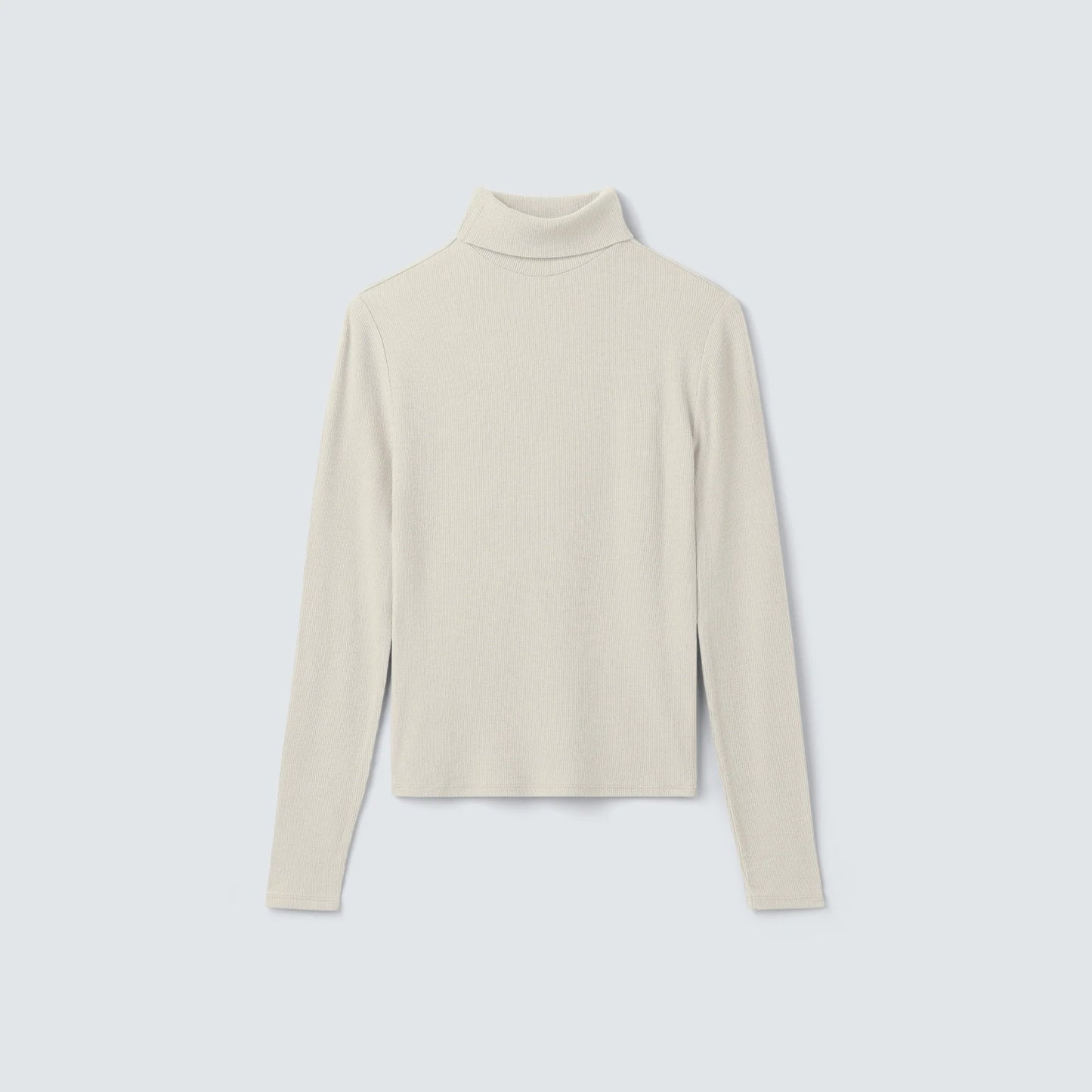 Women's Rib Turtle Neck Long Sleeve