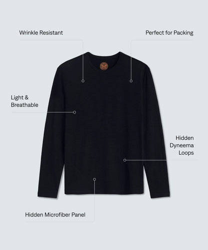 Men's Carryology Meili Long Sleeve Merino Crew