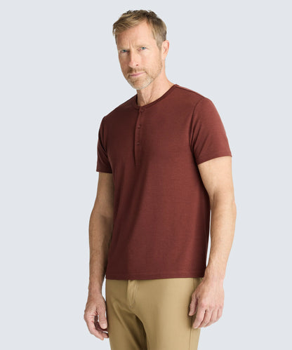Men's Merino Short Sleeve Henley