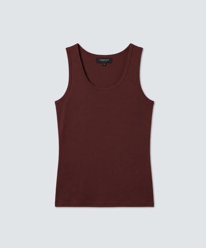 Women's Merino Rib Scoop Neck Tank