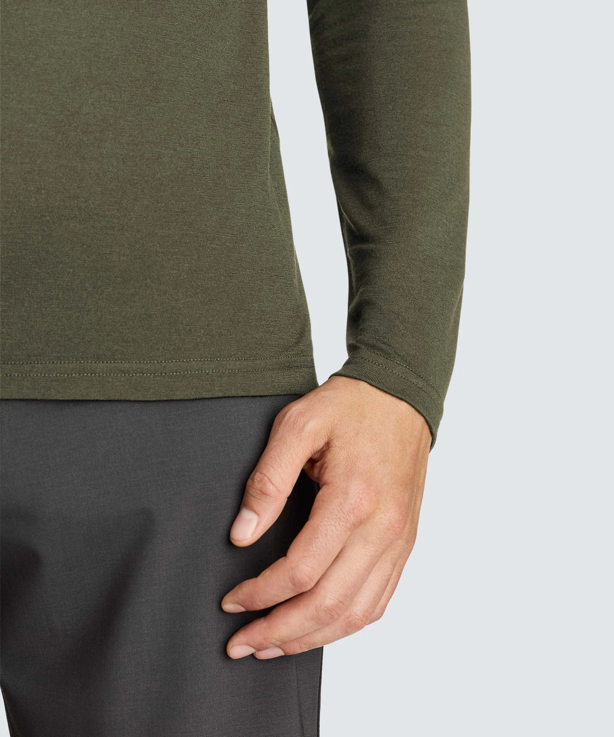 Men's Long Sleeve Merino Crew