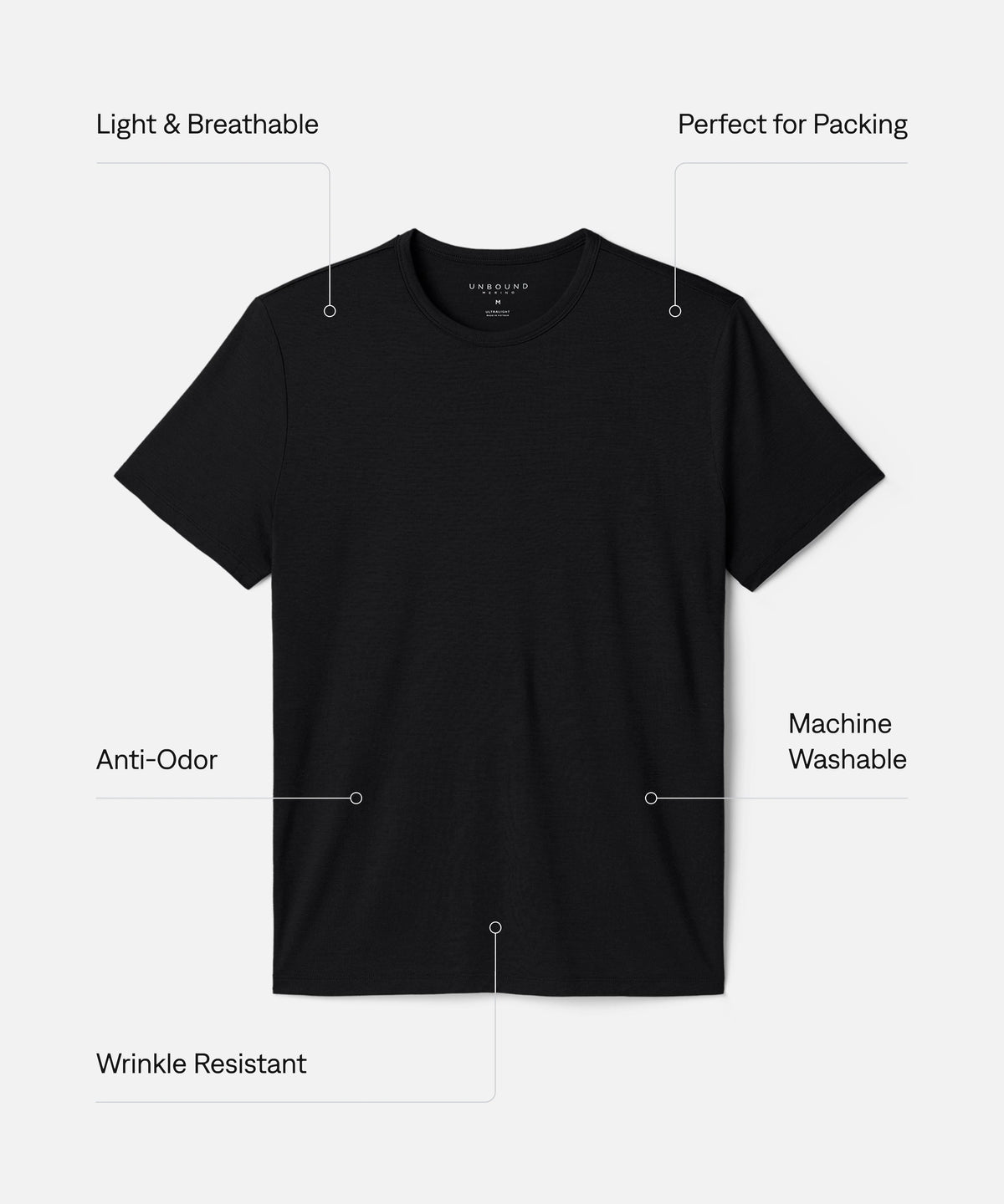 Men's Ultralight Merino Crew T-Shirt