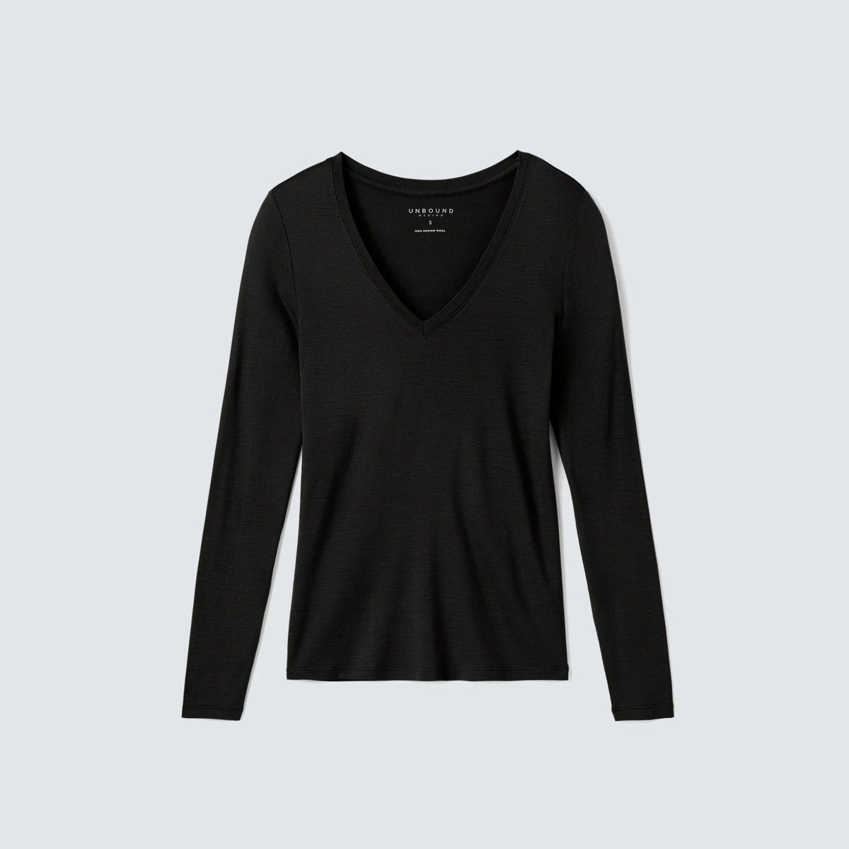 Women's Slim Merino Long Sleeve V-Neck