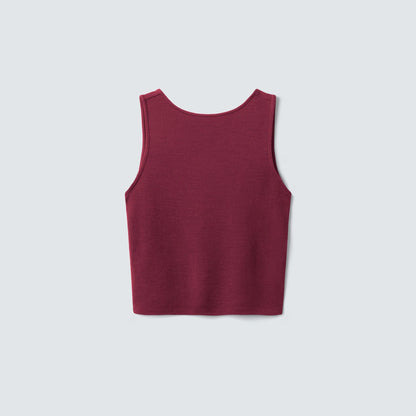 Women's Merino Cropped Tank