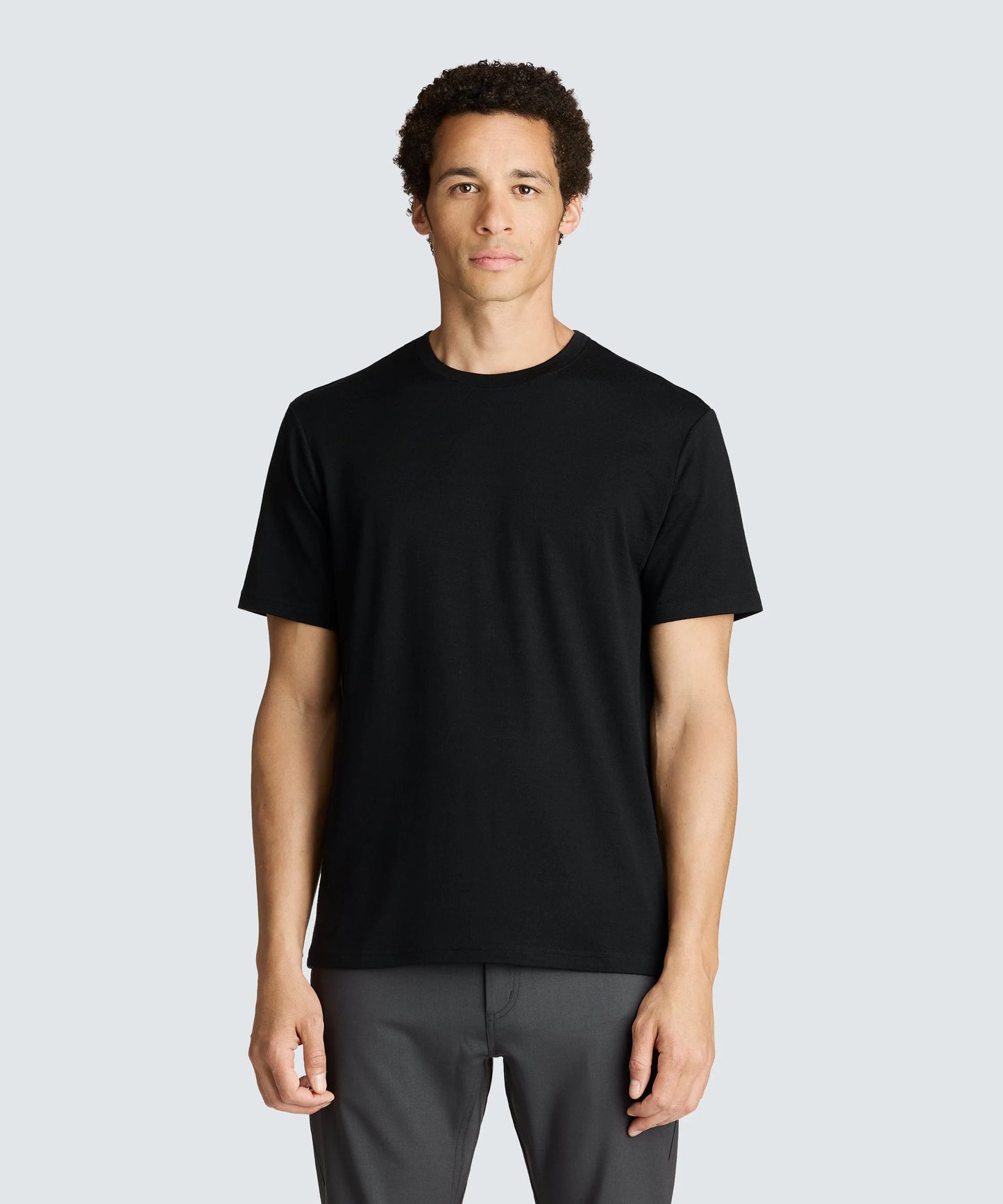 Men's Relaxed Merino Crew Neck T-Shirt