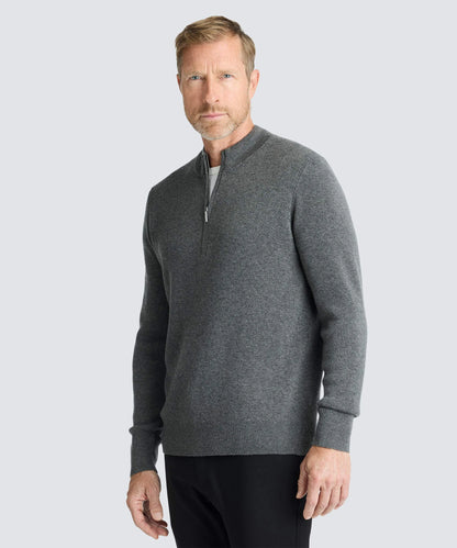 Men's Merino Knit Quarter Zip