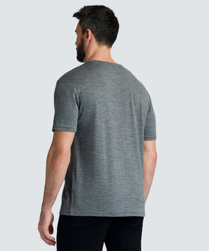 Men's Relaxed Merino Crew Neck T-Shirt