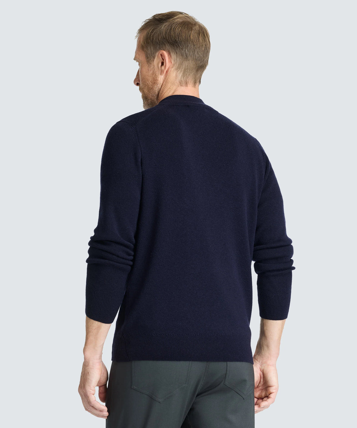Men's Merino Knit Quarter Zip