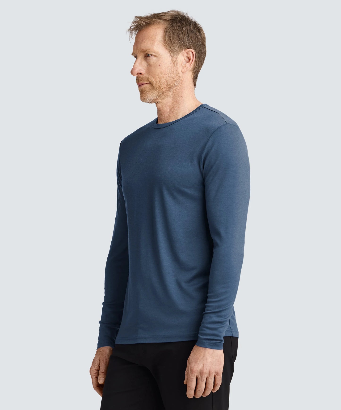 Men's Long Sleeve Merino Crew