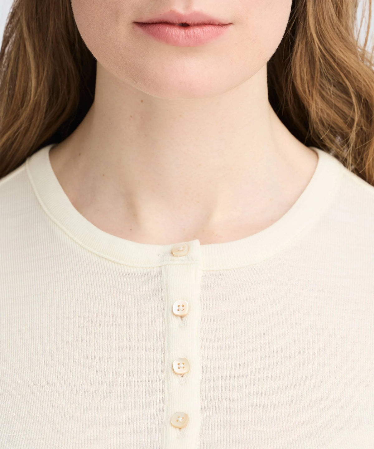 Women's Merino Rib Henley