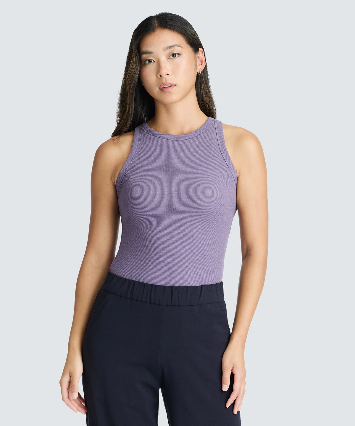 Women's Merino Rib Racer Tank