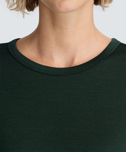 Women's Relaxed Merino Crew Neck T-Shirt