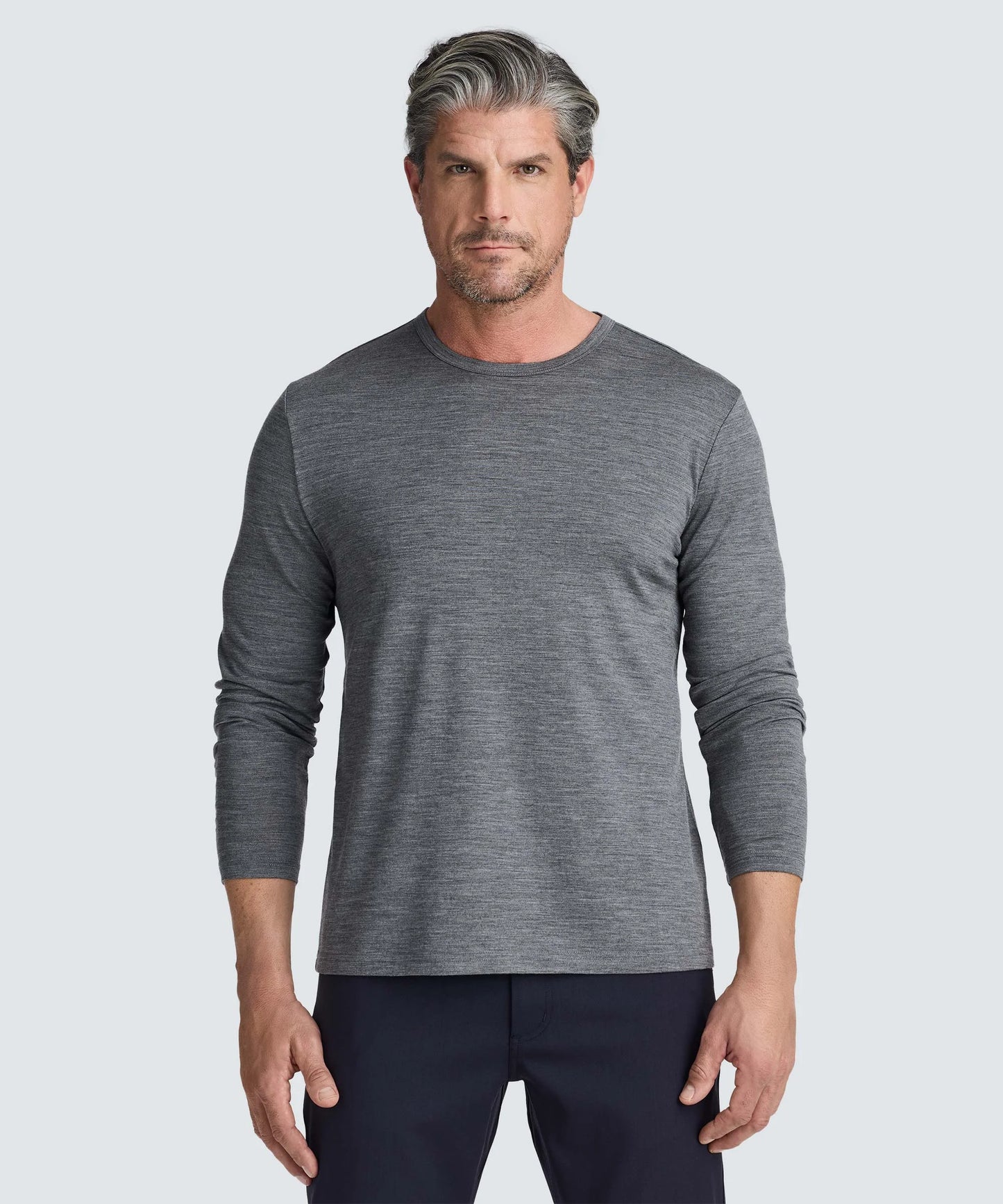 Men's Long Sleeve Merino Crew