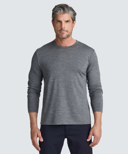 Men's Long Sleeve Merino Crew
