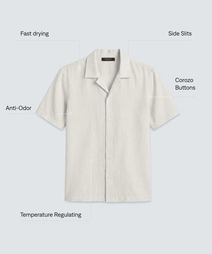 Men's Merino Linen Tropical Shirt