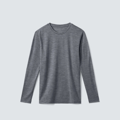 Men's Long Sleeve Merino Crew