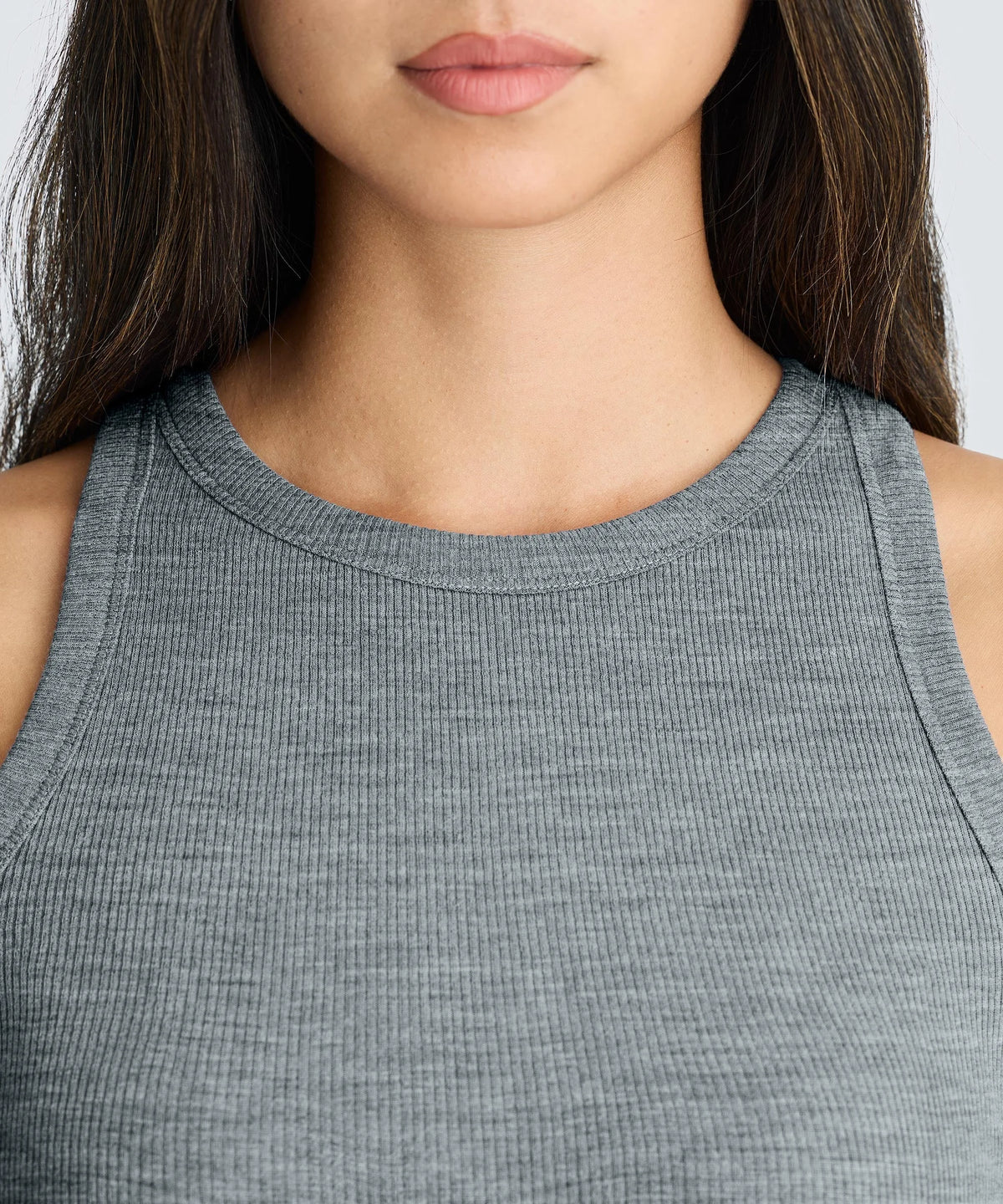 Women's Merino Rib Racer Tank