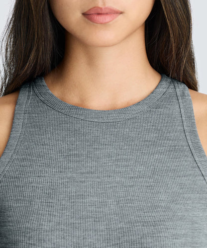 Women's Merino Rib Racer Tank