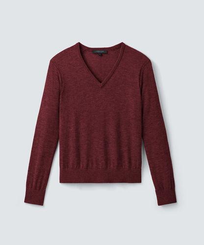 Women's Merino V-Neck Sweater
