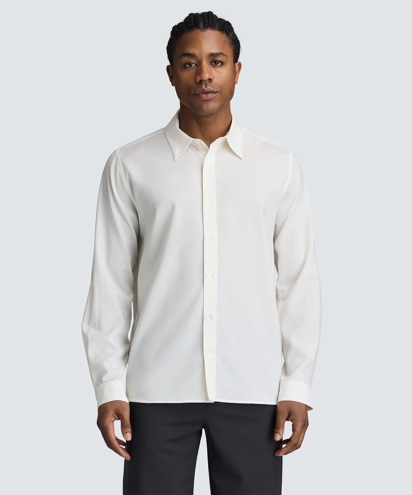 Men's Merino Poplin Button-Up