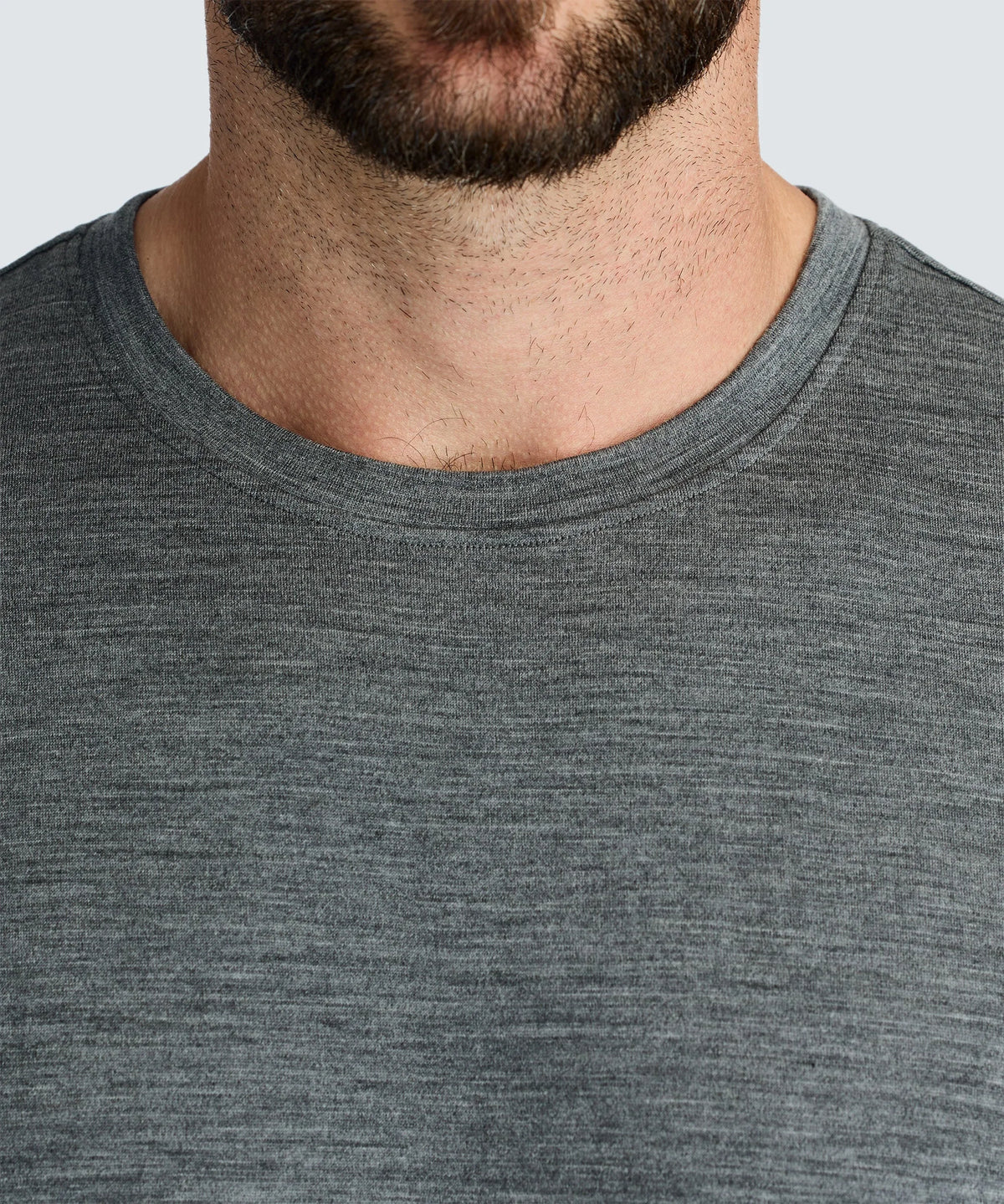 Men's Relaxed Merino Crew Neck T-Shirt