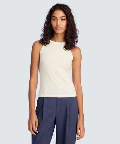 Women's Merino Rib Racer Tank