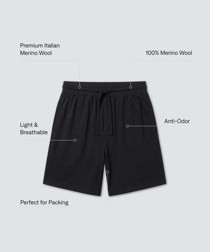 Men's Ultrafine Merino Sleep Shorts