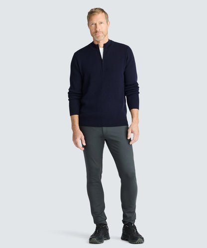 Men's Merino Knit Quarter Zip