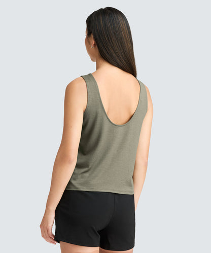 Women's Relaxed Merino Scoop Neck Tank