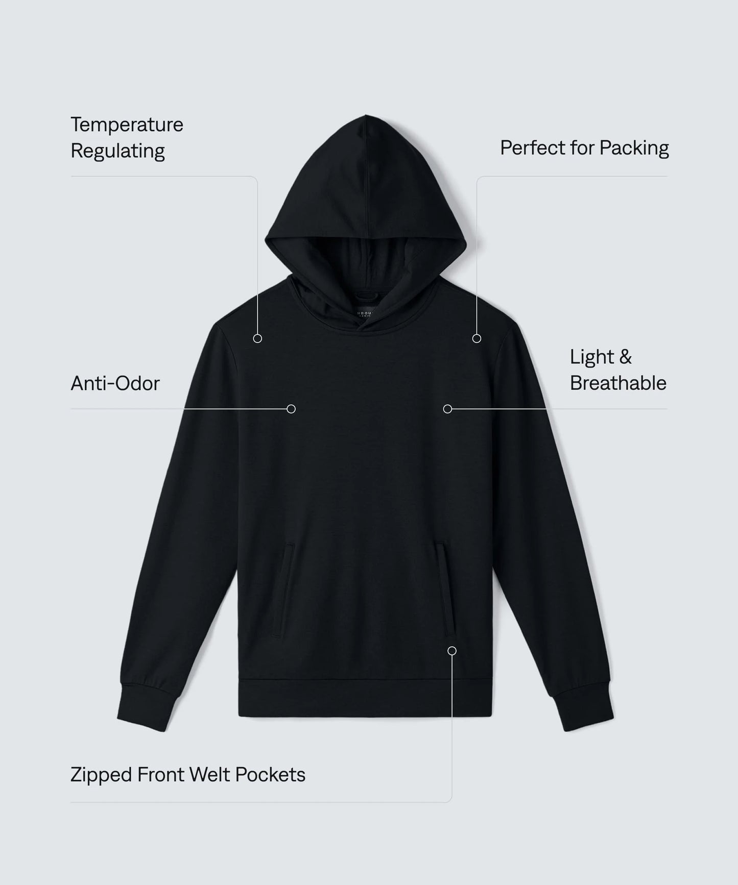 Men's Merino Transit Hoodie