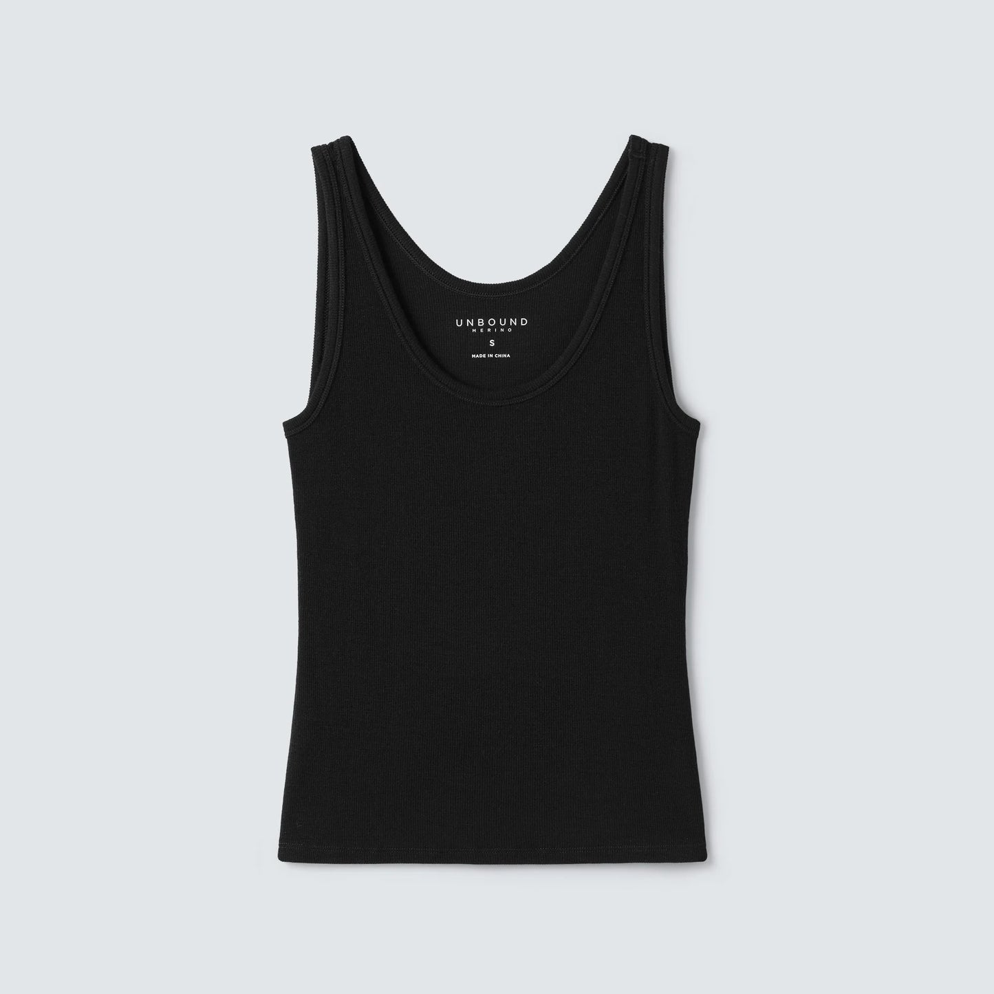Women's Petite Merino Rib Scoop Neck Tank