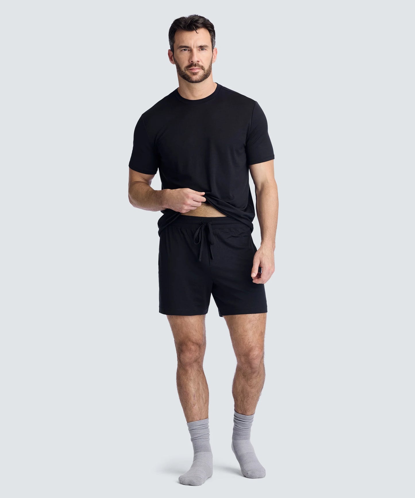 Men's Ultrafine Sleep T-Shirt + Shorts Bundle