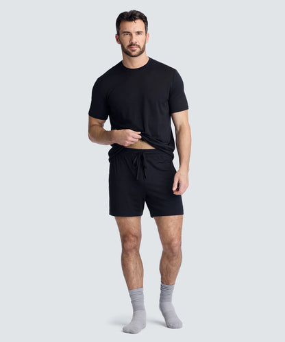 Men's Ultrafine Sleep T-Shirt + Shorts Bundle